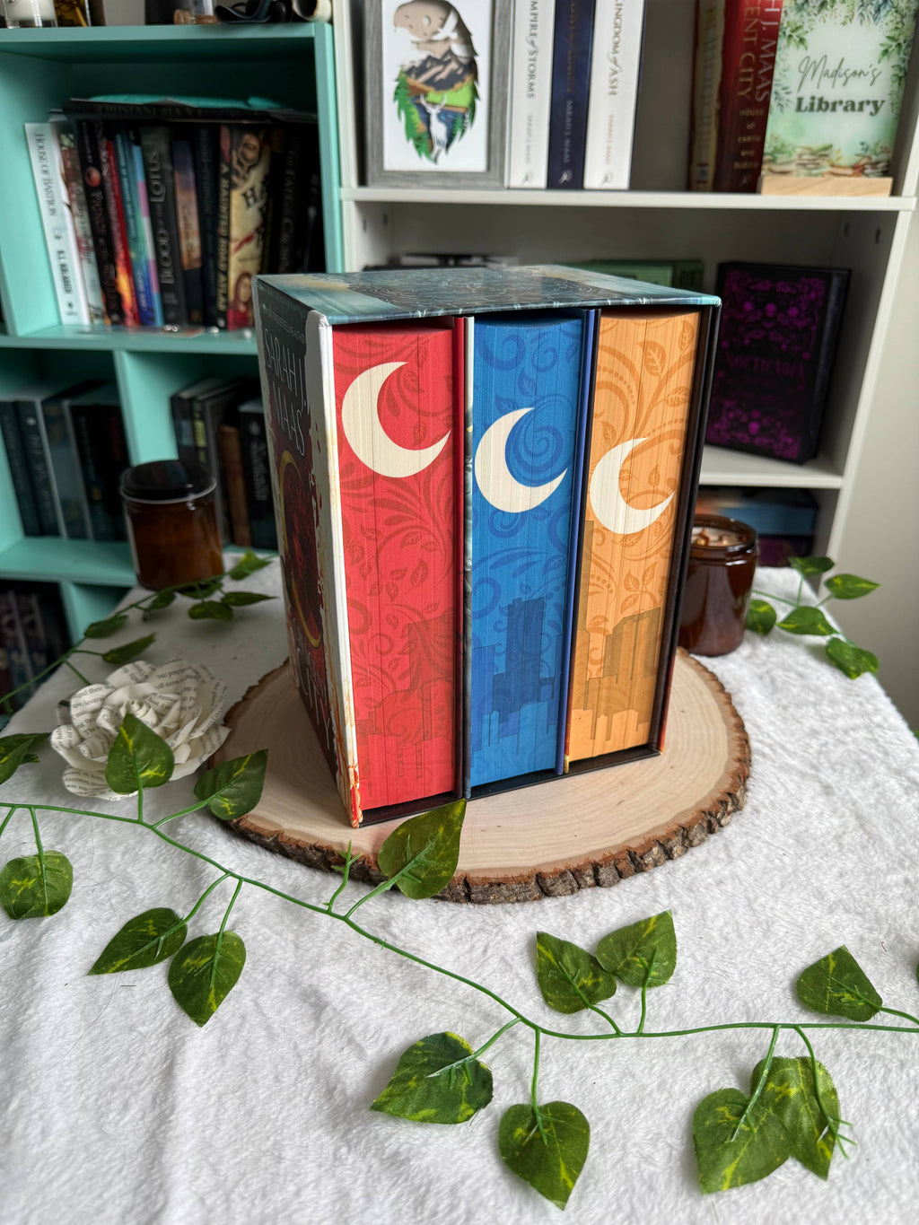 Crescent City Trilogy – Sprayed Edge Edition by Sarah J. Maas