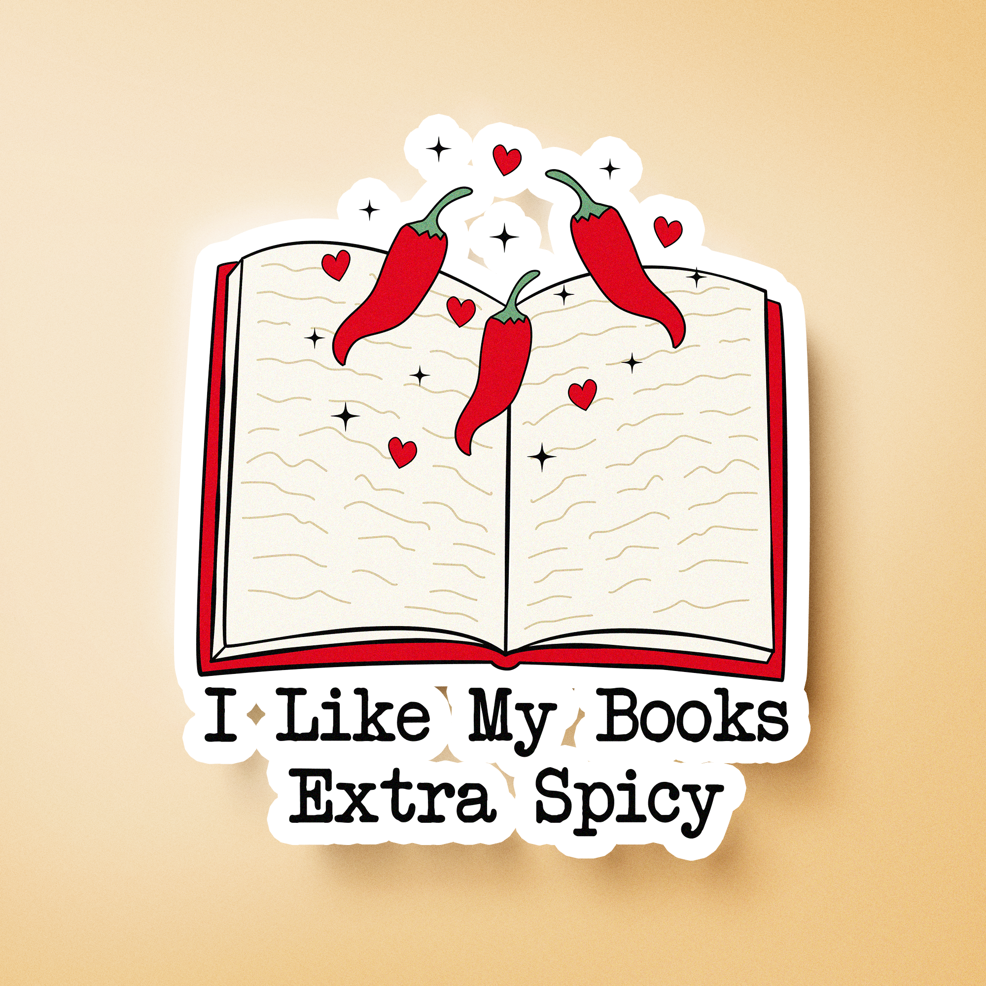 Spicy Book Lover Stickers – Waterproof Vinyl Stickers