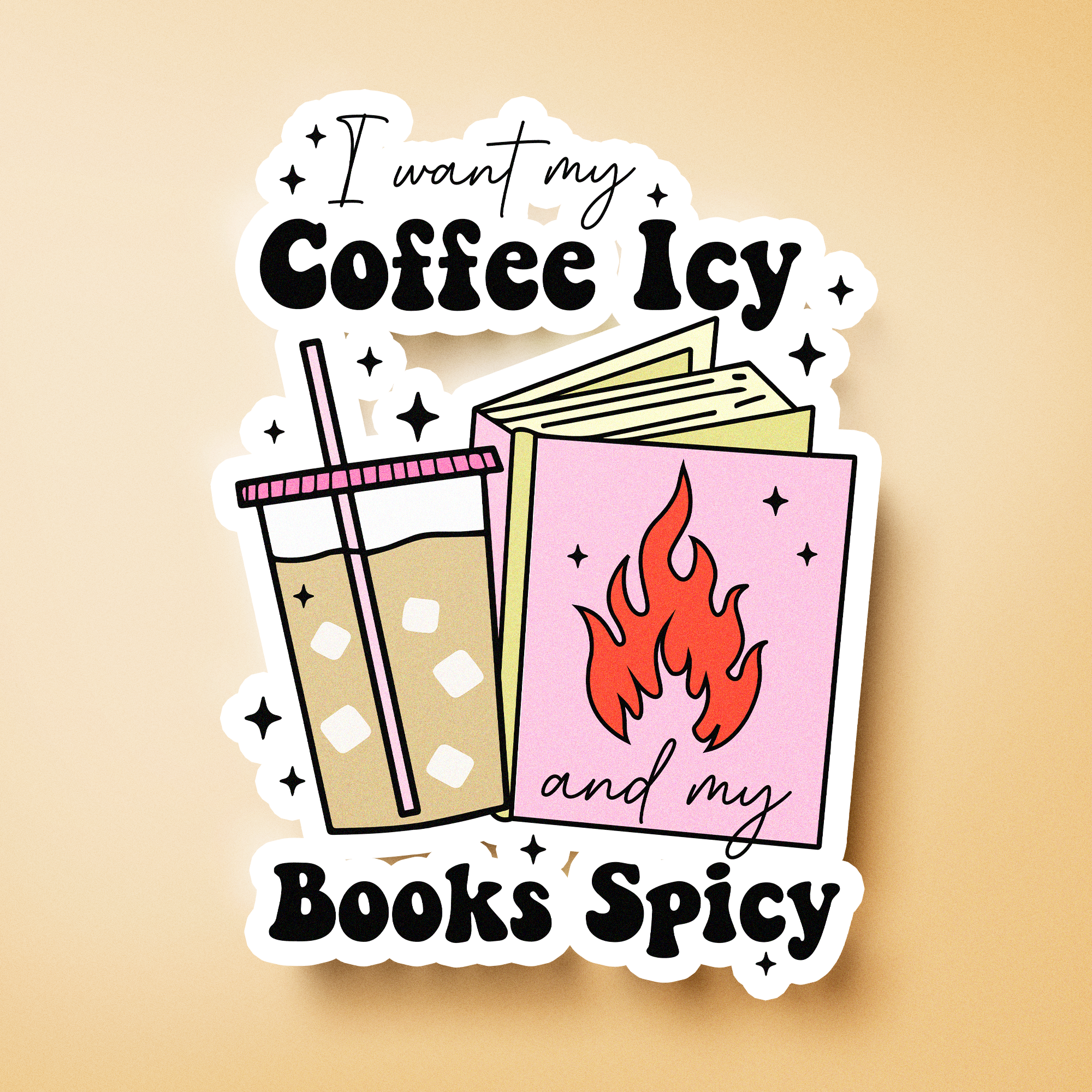 Spicy Book Lover Stickers – Waterproof Vinyl Stickers