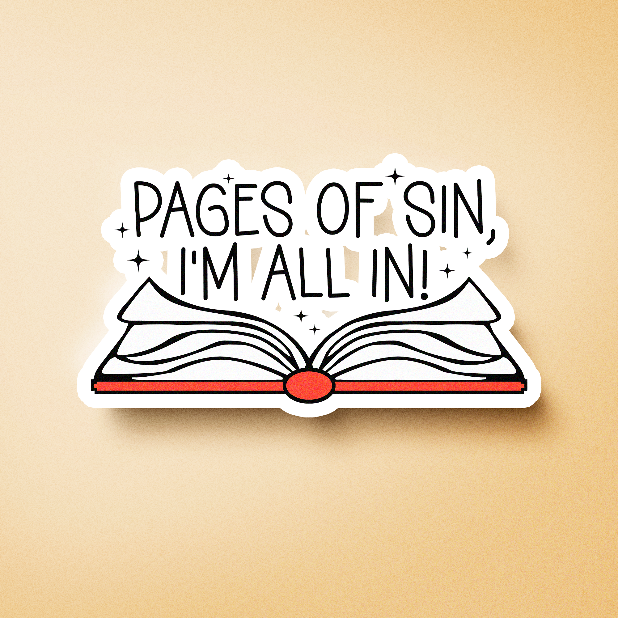 Spicy Book Lover Stickers – Waterproof Vinyl Stickers