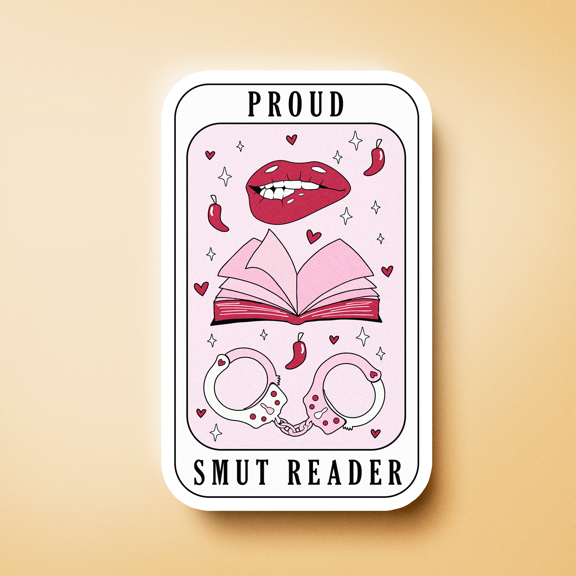 Spicy Book Lover Stickers – Waterproof Vinyl Stickers