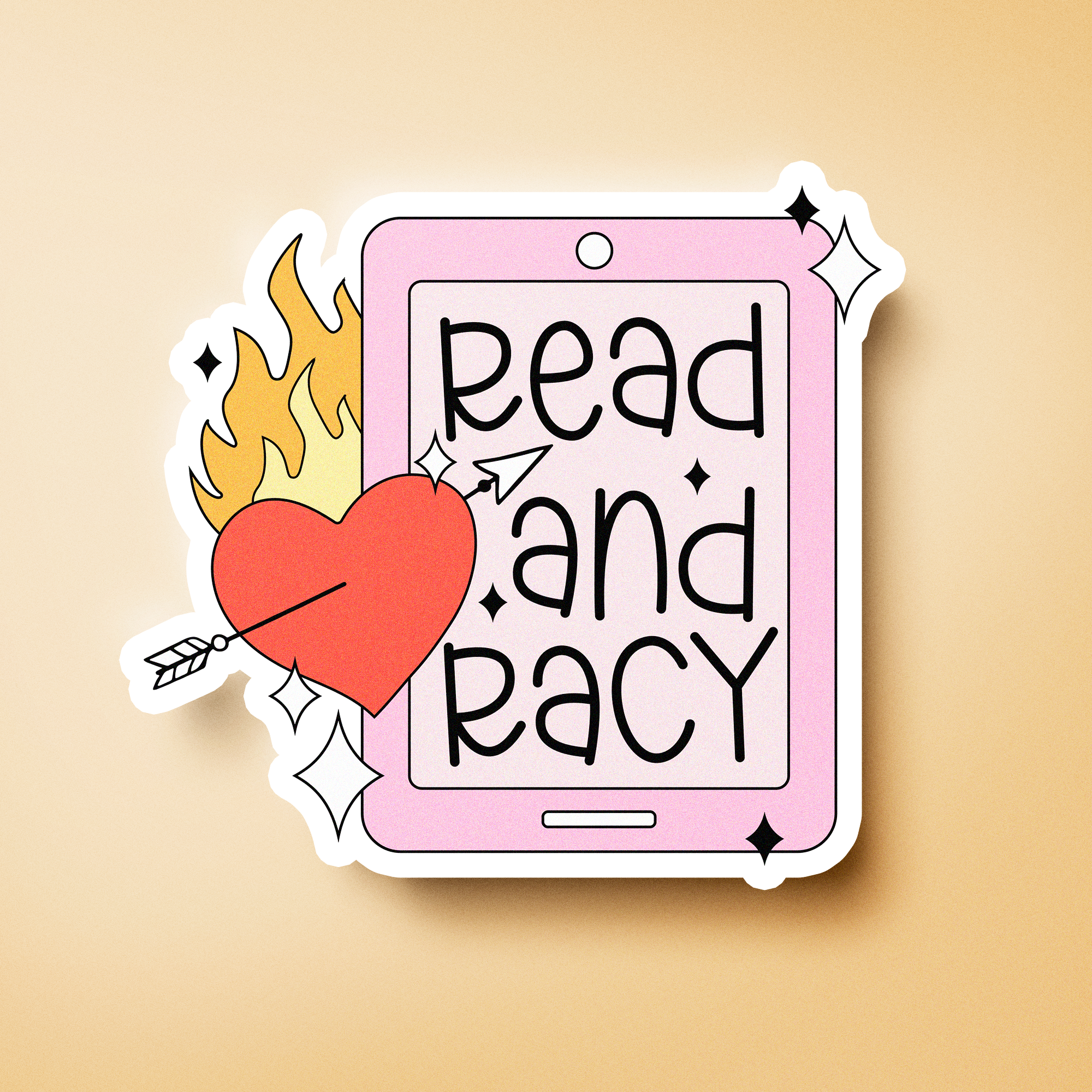 Spicy Book Lover Stickers – Waterproof Vinyl Stickers